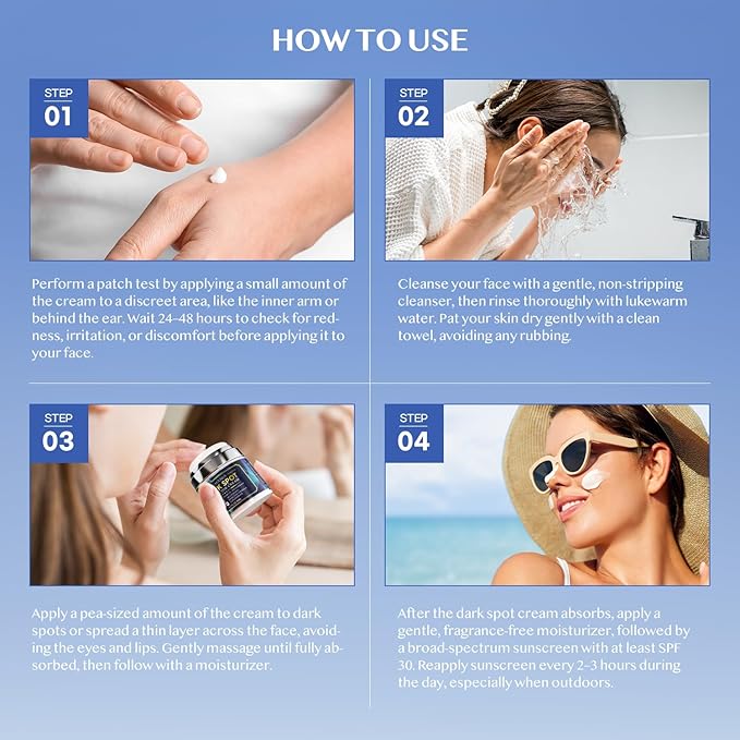 Dark Spot Remover for Face and Body: Dark Spot Remover - Melasma, Freckle, Sun Spot, Age Spot Remover Advanced Formula with Niacinamide for Women and Men(1.7 Fl Oz)
