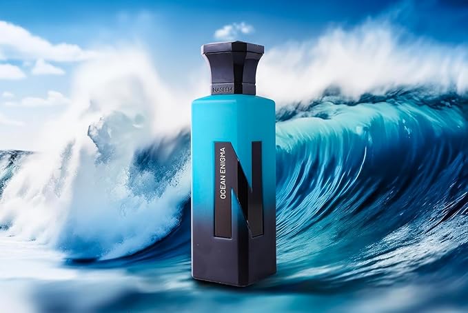 NASEEM Ocean Enigma Eau de Parfum 75 ml - Unisex Fragrance for Men and Women with Fresh Citrus, Spicy, and Woody Notes - Ideal Scent for Daily Wear and Special Occasions, Refreshing Aroma
