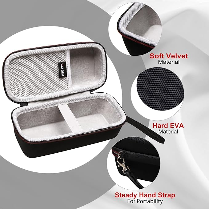 LTGEM Hard Travel Storage Carrying Case for Conair GIRLBOMB Shaver and Body Polish Kit for Women - Travel Carrying Electric Razor Hard Case