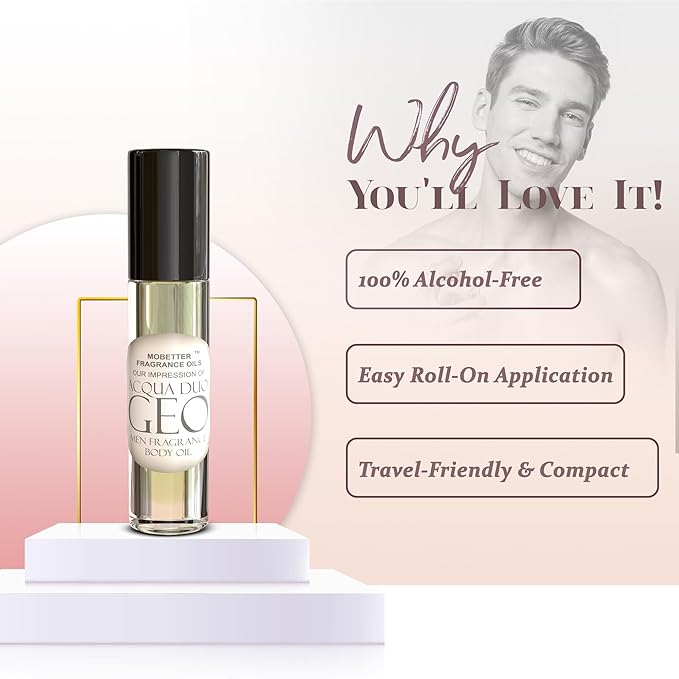 MOBETTER FRAGRANCE OILS Acqua Duo Geo Men Fragrance Body Oil