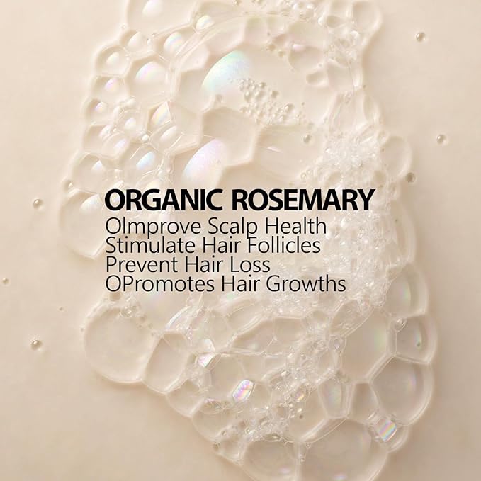 Rosemary Hair Growth Shampoo,Organic Natural Shampoo for Thinning hair & Hair Loss with Hydrolyzed Keratin,Unisex-3.4 fl.oz (Standard-3PS)