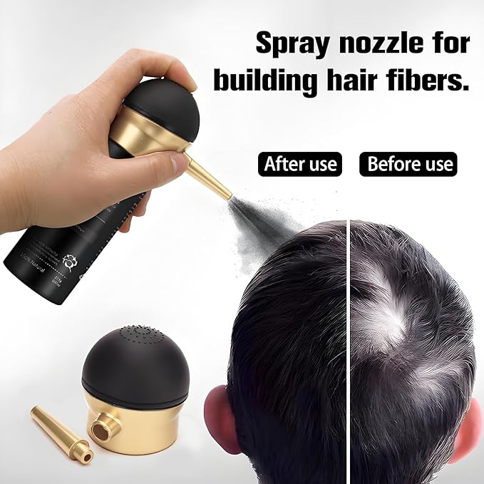 Hair Fiber Spray Applicator – Applicator Pump Nozzle for Hair Building Fiber Bottle，1 Applicator