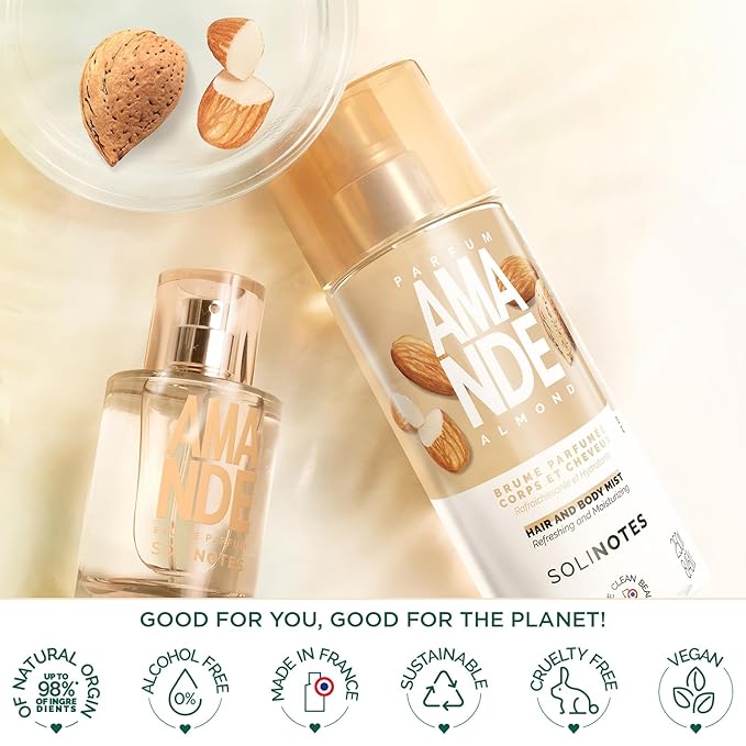 Amande Brume parfumée 250ml Solinotes