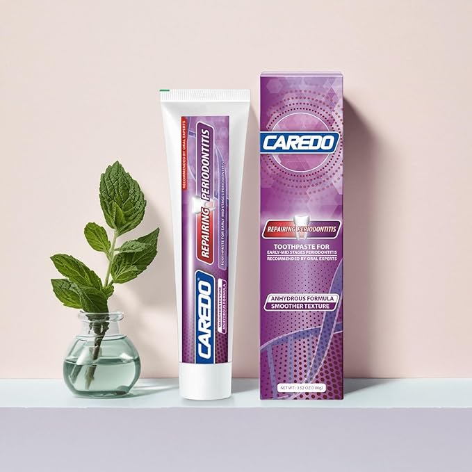 Gum Toothpaste for Periodontitis, Gum Repair for Receding Gums, Gum Disease & Gingivitis Treatment, Periodontal Disease Treatment for Gum Health, Gum Disease Repair Bad Breath Toothpaste 2 Pack