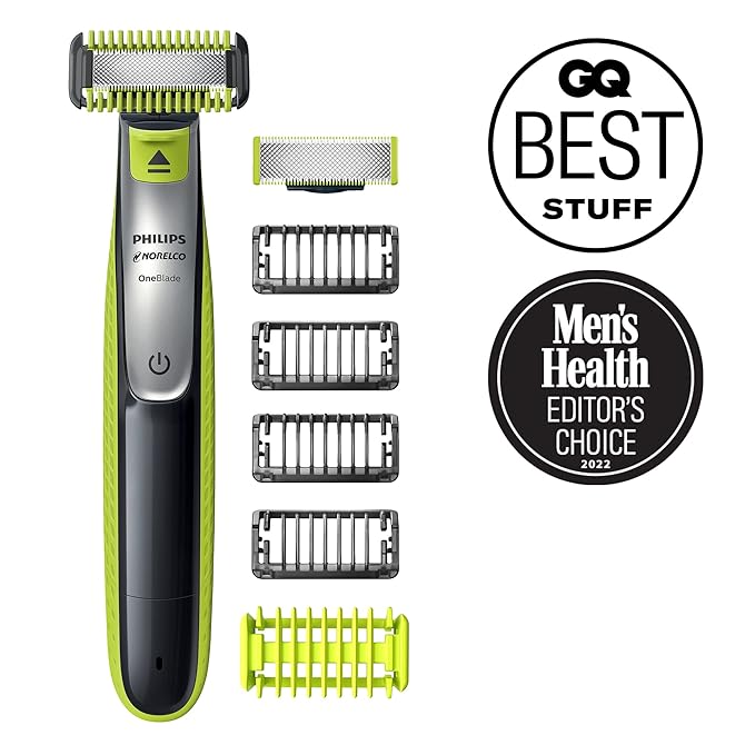 Philips Norelco OneBlade Face + Body Hybrid Electric Trimmer and Shaver, QP2630/70