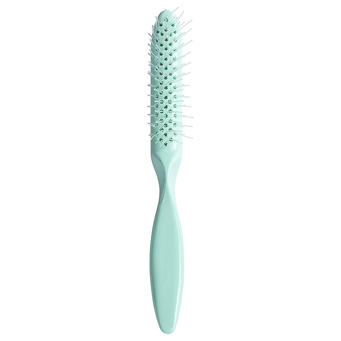 Stanley Home Products Essentials Style Glider Hairbrush – Detangles - Use on Wet or Dry Hair - Acute Bristles (Mint Green)
