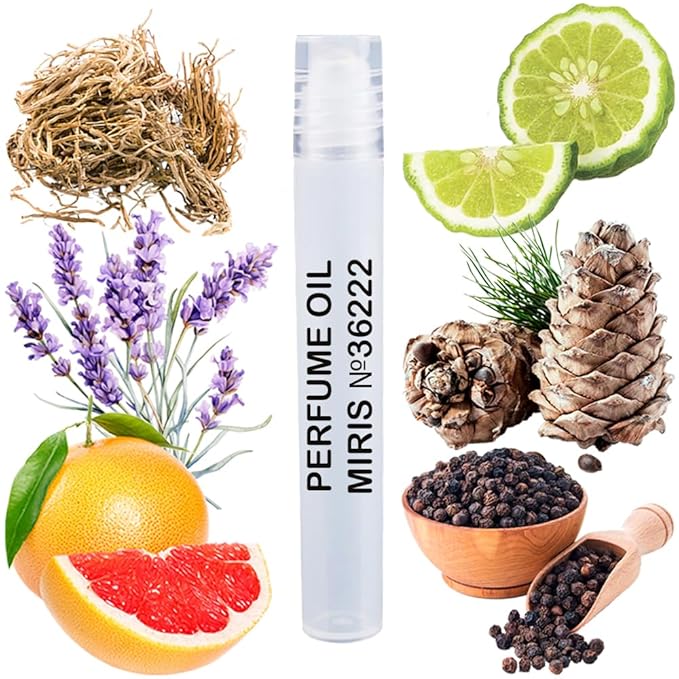 MIRIS No. 36222, Inspired by Blue Label, Long-Lasting Perfume Oil for Men Roll-On, Rollerball 0.34 Fl Oz / 10 ml