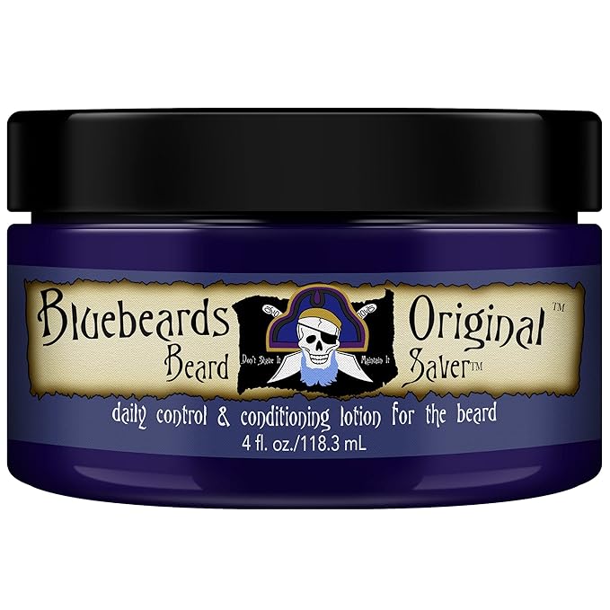 Bluebeards Original Leave In Beard Conditioner for Men - 4 oz Beard Saver Infused with Aloe & Lime - Beard Softener that Deeply Conditions and Moisturizes Your Moustache and Skin - Made in USA