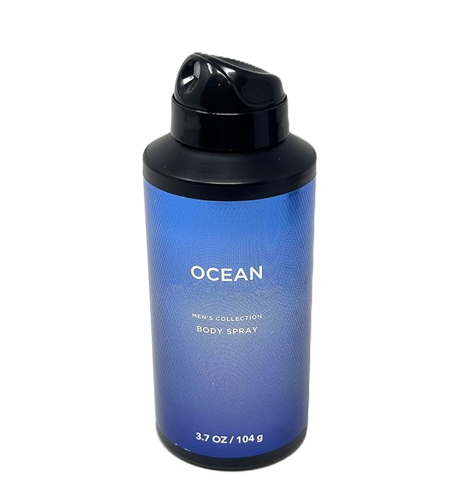 Bath and Body Body Spray for mens (3.7 oz / 104 g, Ocean)