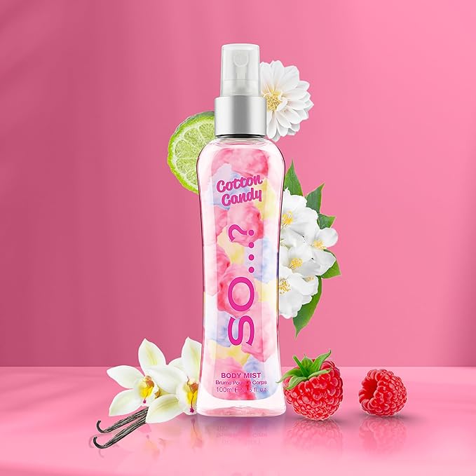Cotton Candy Body Mist by So…? for Women - 3.5 oz Body Mist - Pack of 2
