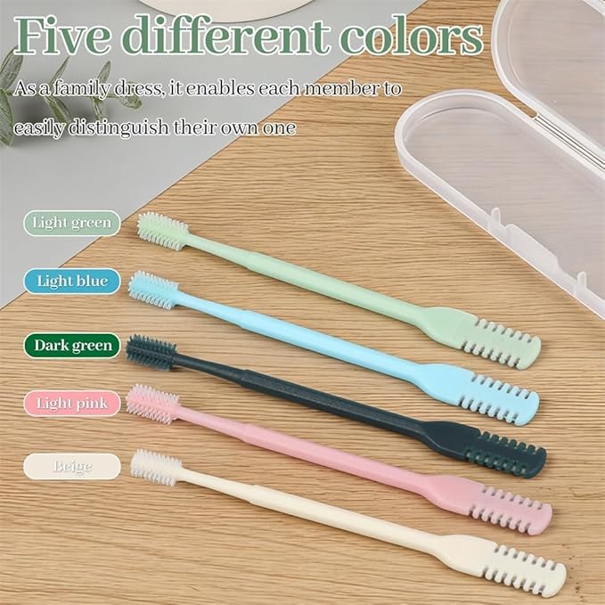 5PCS Nasal Hair Cutter for Women Men, 2026 Upgraded Portable 2-in-1 Nasal Hair Cutter Sticks Double Sided Nose Knife with Soft Cleaning Brush ﻿