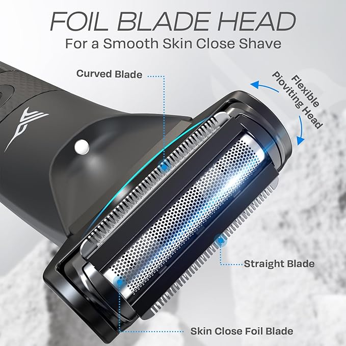 HUMMINGBIRD MK5 Pubic Hair Trimmer for Men – Ceramic Blade, No Nick, No Cut, Ball Trimmer, Waterproof, USB-C Rechargeable, LED Display, Charging Dock & Travel Pouch, Body Trimmer & Ball Shaver