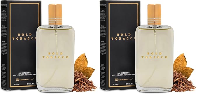 PB ParfumsBelcam Bold Tobacco Eau De Toilette Spray, Our Version of Tobacco Vanille, 3.4 fl.oz. (Pack of 2)