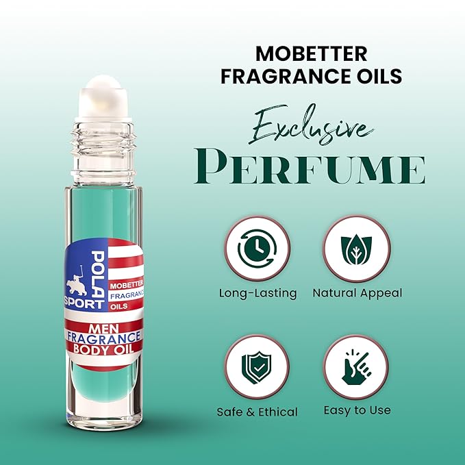 MOBETTER FRAGRANCE OILS Pola Sport Cologne Fragrance Body Oil for Men