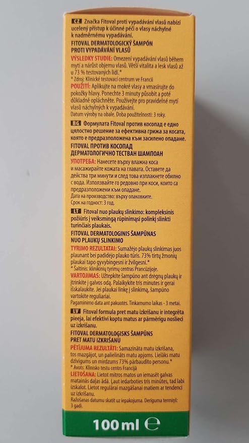 Hair-Loss Shampoo - Stimulates Growth & Fights Excessive Hair-Shedding / Thinning - With Arnica, Rosemary & Glycogen - 100ml
