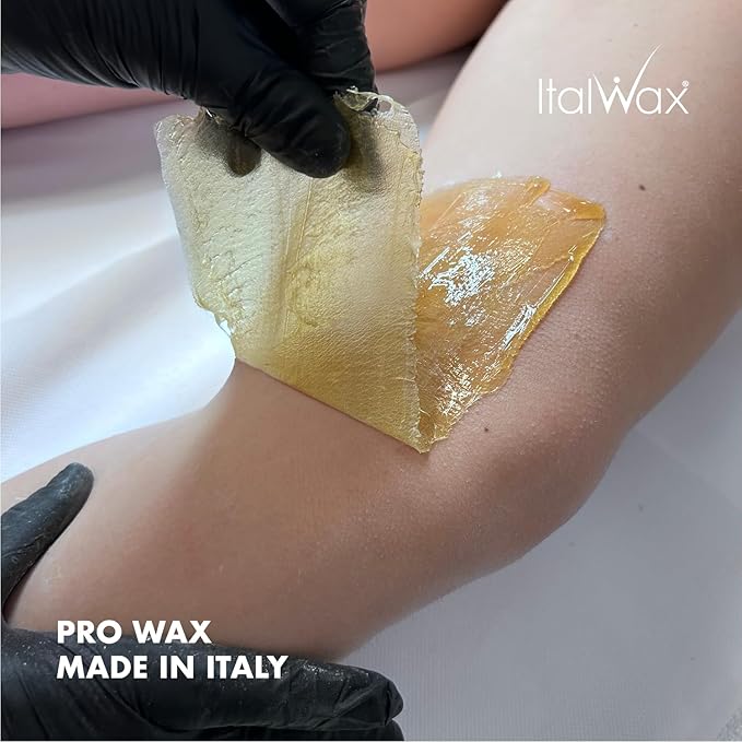 Italwax Natural - 500g / 1.1lb - Hard wax beads for hair removal - Natural formulation ideal for sensitive skins - Unscented - Recommended for Bikini area and Armpits