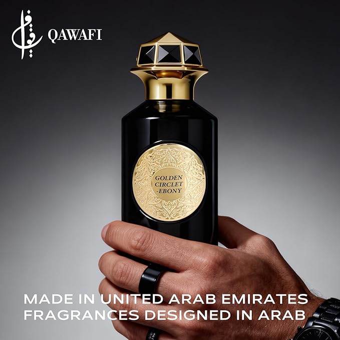 Golden Circlet-Ebony Fresh, Fruity, Bergamot, Amber Wood - Eau de Parfum Long-Lasting Fragrance for Men, Spray 100 Ml | 3.4 Fl. Oz