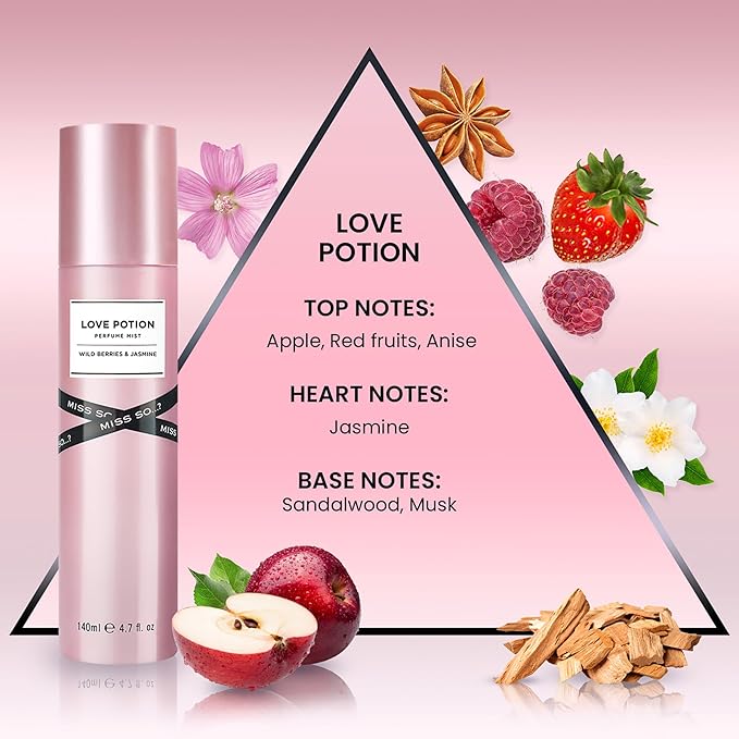 Love Potion Perfume Mist by So…? for Women - 4.7 oz Mist - Pack of 3