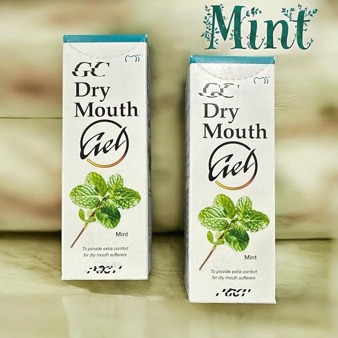 G_C Dry Mouth Gel Mint Flavour Made in USA (Pack of 2) 40 Gram.