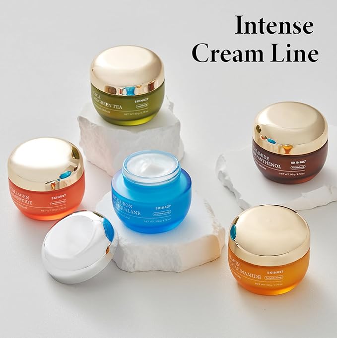 Innerest SKIN627 Daily Face Moisturizer, Face Cream, Facial Cream 1.76 oz Korean Skin Care Korean Moisturizer (Hyaluron with Squalane)