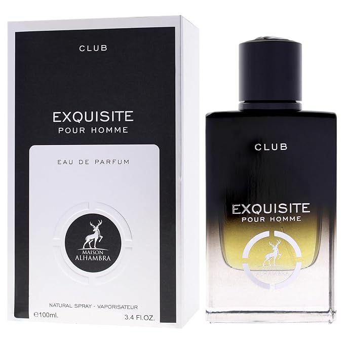 Club Exquisite by Maison Alhambra for Men - 3.4 oz EDP Spray