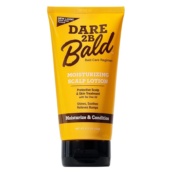 Dare 2B Bald high time Scalp Moisturizer Lotion | After Shave Lotion for Men | Bald Head Care Regime | Condition, Protect, and Treat Flaking | Razor Bump Head Moisturizer for Men | 4.75 OZ