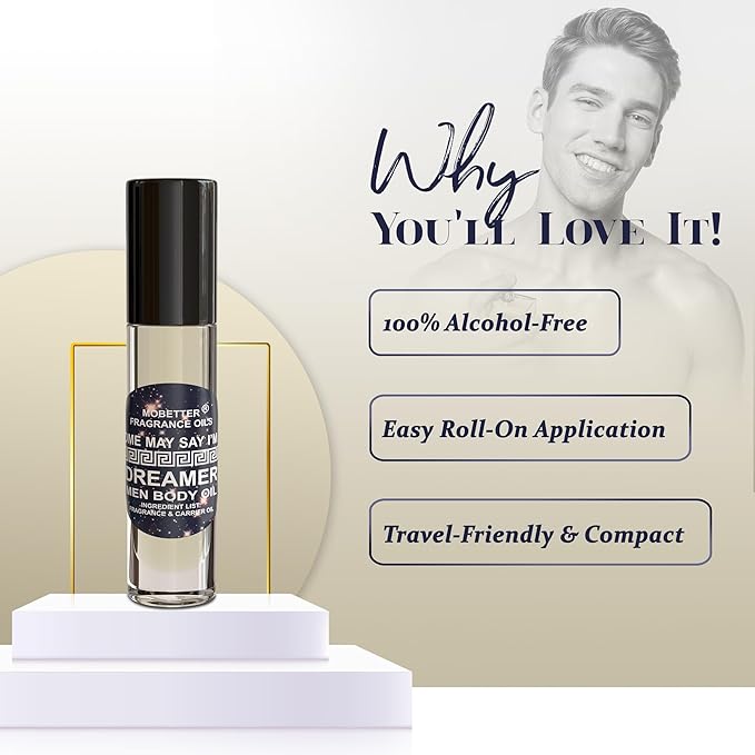 MOBETTER FRAGRANCE OILS Some May Say I'm A Dreamer Men Cologne Fragrance Body Oil