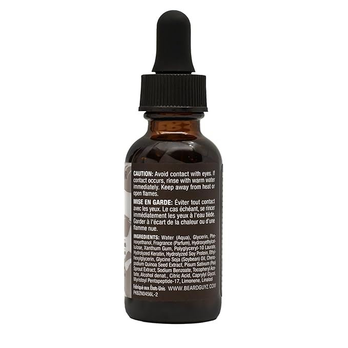 Beard Guyz Beard Serum – Lightweight Beard Conditioner & Facial Hair Serum with Quinoa Seed & Vitamin E – Hydrating & Nourishing Beard Oil Alternative, 1 oz