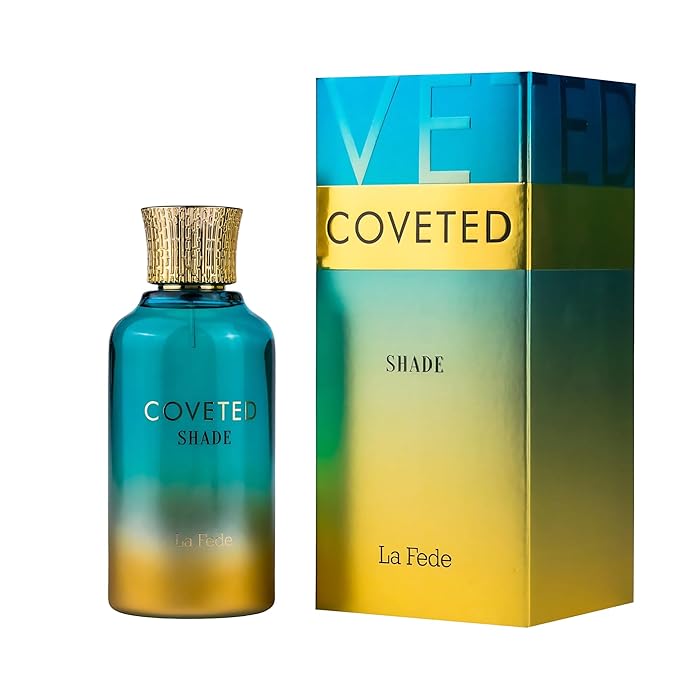 Khadlaj La Fede Coveted Shades Eau de Parfum Spray for Unisex, 3.4 Ounce / 100ml