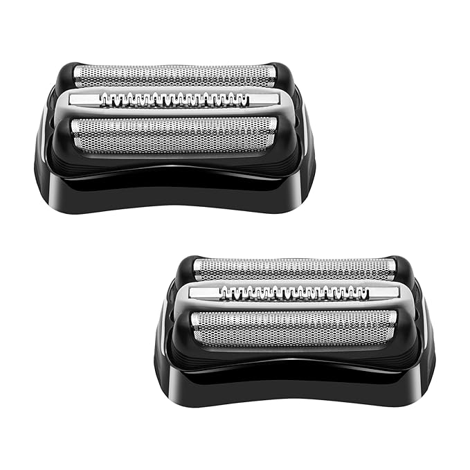 2 Pack Series 3 32B Replacement Shaver Head Compatible with Braun S3 3040s 3000s 3050cc 3010s 3070cc 3080s 3090s 310s 3020s 330s 370cc-4 380s-4