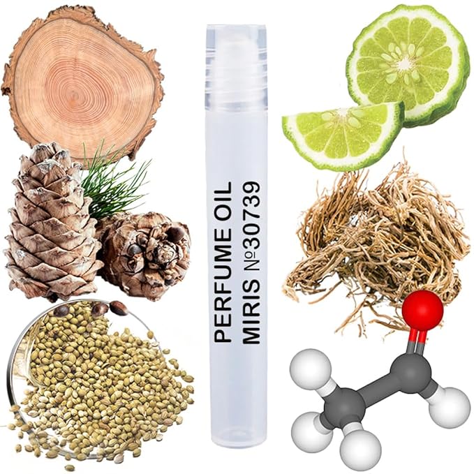 MIRIS No. 30739, Inspired by Ysls L'Homme Sport, Long-Lasting Perfume Oil for Men Roll-On, Rollerball 0.34 Fl Oz / 10 ml