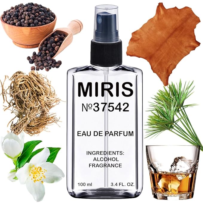 MIRIS No. 37542, Inspired by Dark Lord, Long-Lasting Eau de Parfum for Men, Spray 3.4 Fl Oz / 100 ml