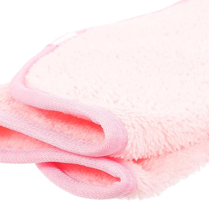 Skin-Friendly Facial Cleansing Towels 5pcs Reusable Makeup Removal Cloths for Men Women