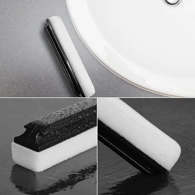 Beard Cleaner Brush: Clean Up Beard Trimmings from Sinks and Countertops After Shaving - Best Gifts For Men Beard Brush Clean Up Sink (Brush)