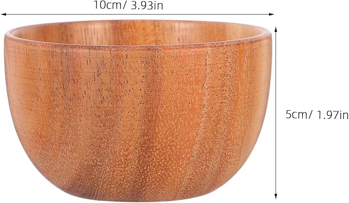 VICASKY Wooden Shaving Soap Bowl for Men, Beard Bubble Lather Bowl with Smooth Foam, Portable Bathroom and Travel Shave Soap Dish