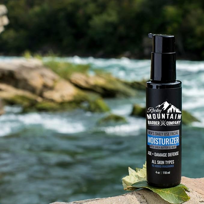 Men's Face Moisturizer - With Shea Butter, Jojoba Oil, Argan Oil & Vegetable-Derived Glycerin - Fragrance-Free Formula For All Skin Types