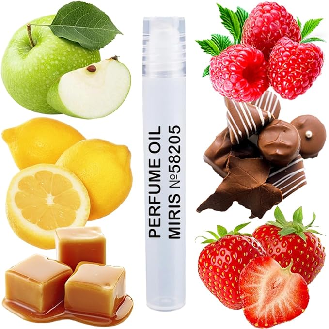 MIRIS No. 58205, Inspired by Les Delices de Nina, Long-Lasting Perfume Oil for Women Roll-On, Rollerball 0.34 Fl Oz / 10 ml