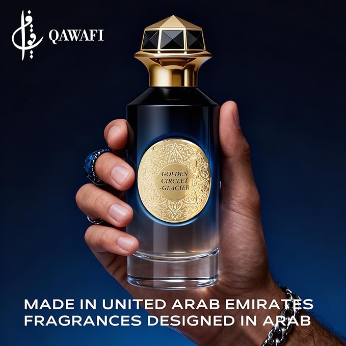 Golden Circlet-Glacier Long Lasting Perfumes For Men –Fruit, Sweet, Spicy, Leather,Woody - Enjoy An All-Day Fragrance Experience, Spray 100 Ml | 3.4 Fl. Oz