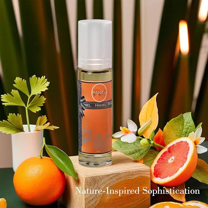 Haniel Roll-On Pheromone Cologne for Men - Portable Spicy Woody Cologne, Travel-Friendly Perfume con Feromonas para Atraer Mujeres, Pocket-Sized Confidence Booster