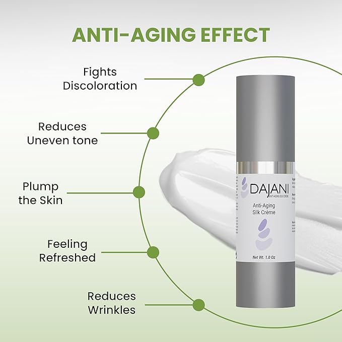 DAJANI Anti Aging Face Cream (1.0 Oz) | Anti Wrinkle Firming Cream With Lavandula Oil, Shea Butter & Teprenone | Neck Creams for Tightening & Firming | Facial Skin Care for Men & Women