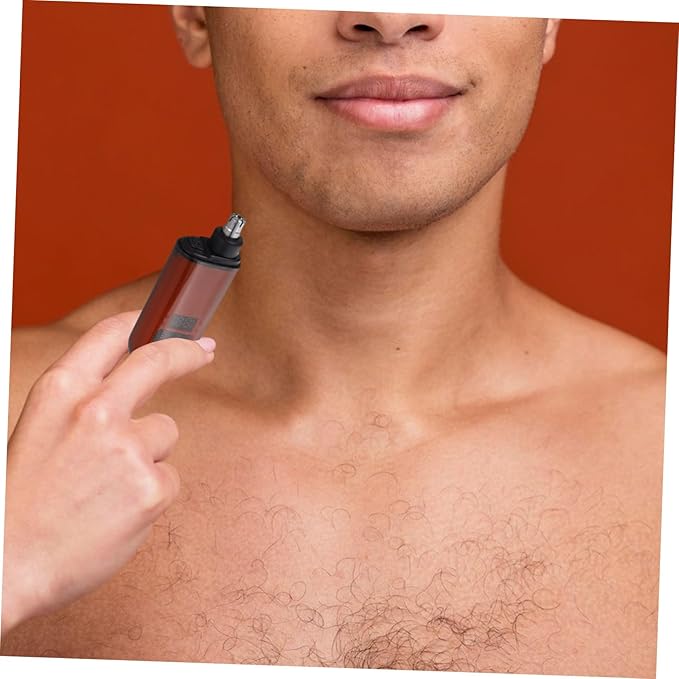 Rechargeable Nose Hair Trimmer Portable Precision Electric Grooming Device for Men and Women Lightweight Multi-Functional Nasal Hair Removal Tool Safe and Comfortable Use