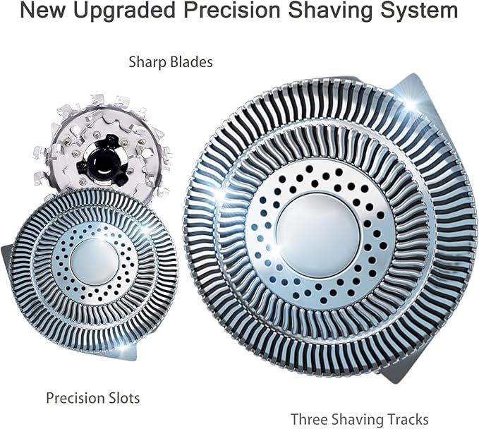HQ9 Replacement Heads Compatible with Philips Norelco HQ9 Replacement Heads for Philips Speed XL Electric Shavers,HQ9 Replacement Blades for Model 8140xl 8160xl 8170xl 8240xl 8171xl 8160xl 8150xl