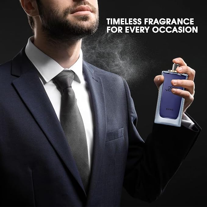 Verse Adonis&king Combo Men Cologne 3.4 Fl. Oz Men's Perfume Refreshing Combination of Woody Floral & Fruity Scents Eau De Parfum for Men Lasts All Day Best Gift for Any Occasion
