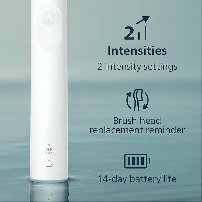 Philips Sonicare ProtectiveClean Removes up to 2X More Plaque, Long Lasting 14 Day Battery Life Rechargeable Electric Toothbrush
