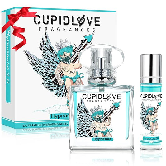 Original Hypnasure 2.0 Pheromon Cologne for Men - 50ml+10ml Travel Set Gift Infused Pheromone Perfume EDP Fragrance Spray -Long Lasting Christmas
