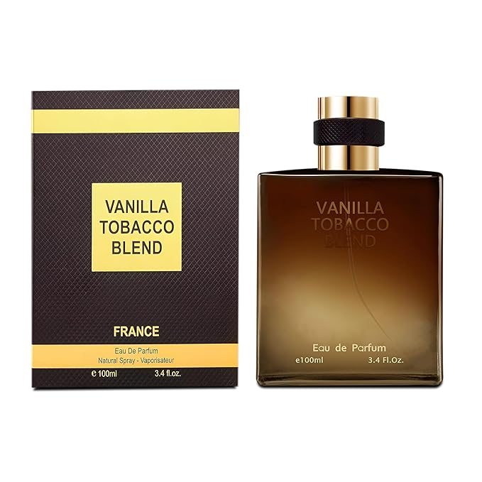 Men’s Cologne Vanilla Tobacco Original Natural Spray Eau De Toilette,Long-Lasting Scent Perfume for Men Elegant Bottle - Great Holiday Gift, 3.4 Fl Oz/100 Ml