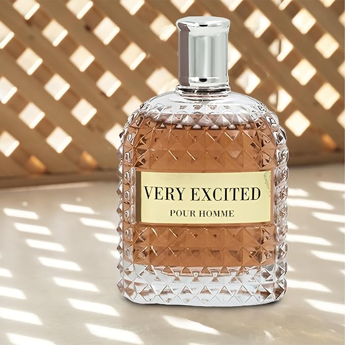Men's Cologne Very Excited- Eau De Toilette Spray Perfume Fresh Scent 3.4 Fl Oz Daily Used