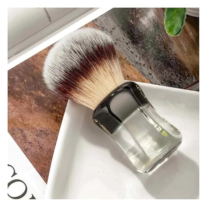 Yaqi Robin Synthetic Clear Handle Shaving Brush