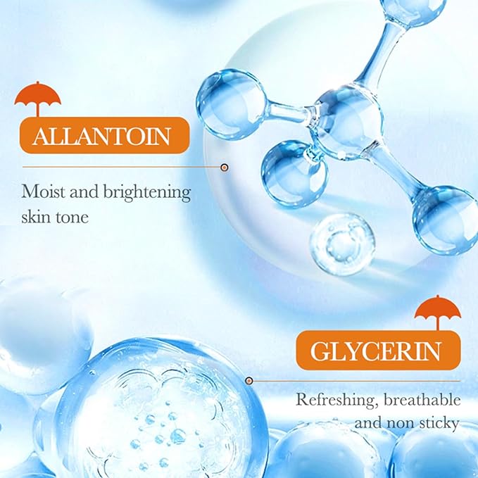 50g Lightweight Sunscreen for Face and Body Hydrating Sun Cream with UVA UVB Protection Non Sticky Formula for All Day Use Orange One Size