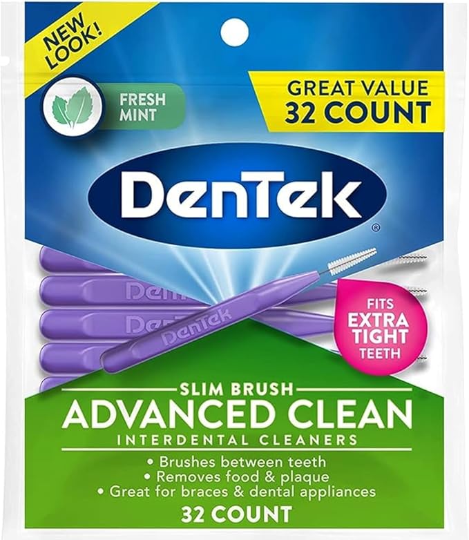 DenTek - Slim Brush Interdental Cleaners - 32PK - Pack of 2 by DenTek